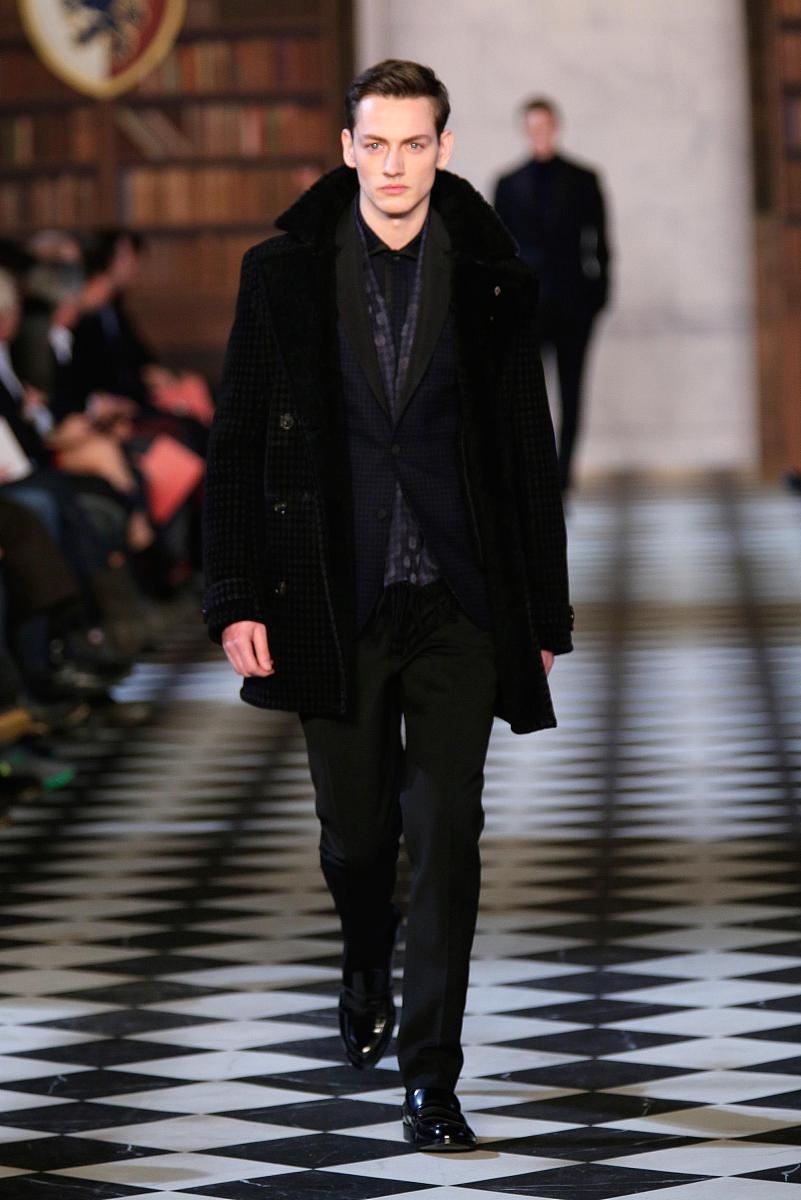new york, ny - february 08:  a model walks the runway at the tom