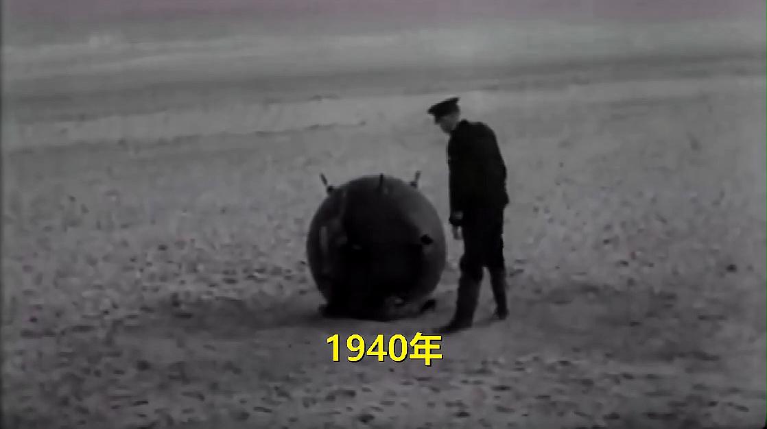 [图]1940年英国皇家海军工兵破拆冲上海滩的德军水雷,历史军事档案