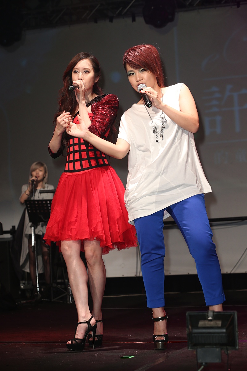 2013年5月11日,台北,许慧欣演唱会彩排.***_***黄妃 , 许慧欣