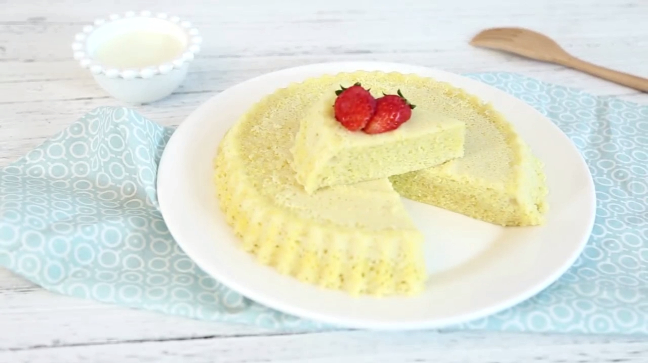 小米蒸蛋糕,一款不用烤箱,也不用低筋面粉,妈妈就能做的蒸蛋糕