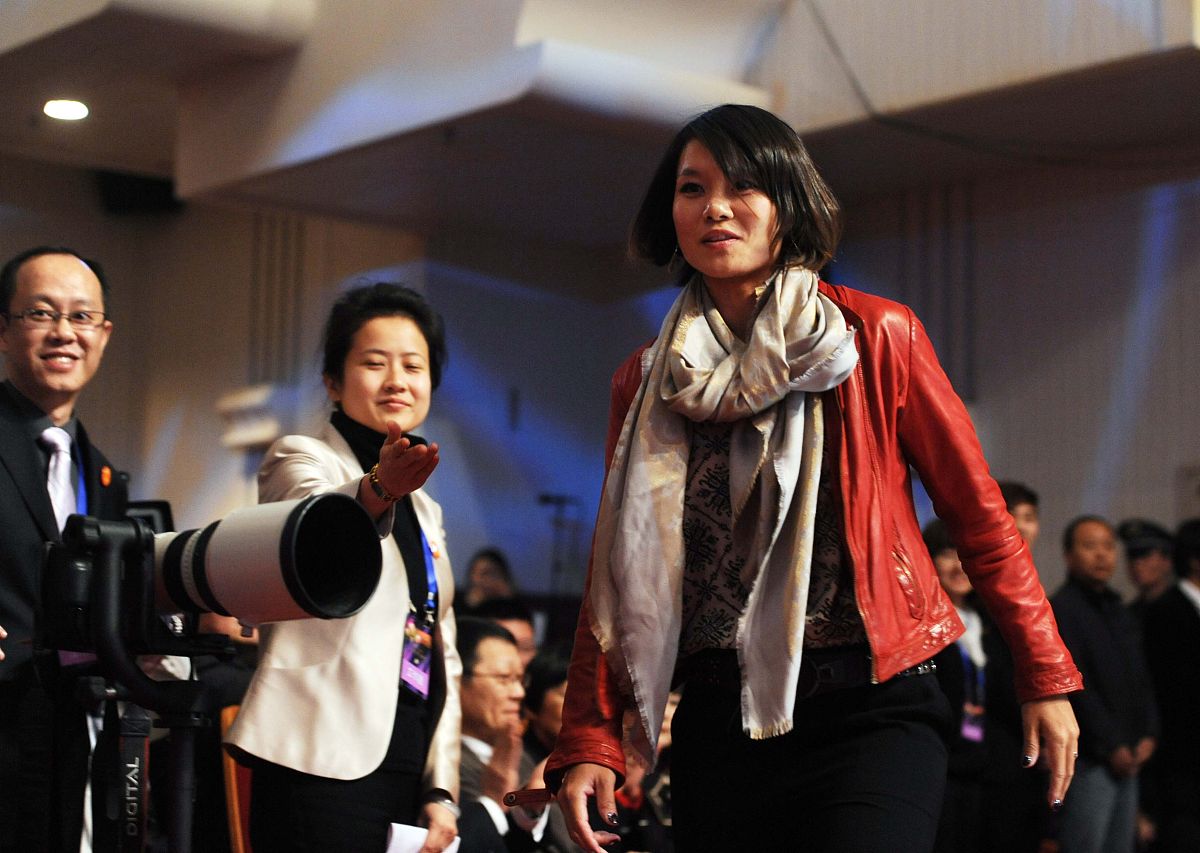 2011年4月2日,北京,"<strong>世界</strong>因你而美丽--2010-2011影响世界华人盛典".