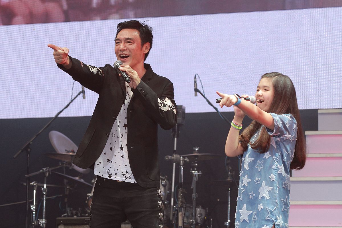 2015年6月6日,香港,2015年香港青年音乐节6日晚在湾仔会展隆重举行.**