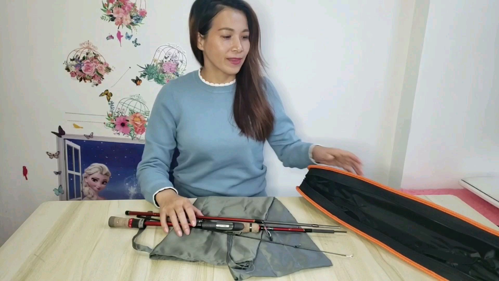 网上买不到的保护鱼竿收纳袋,自己制作便宜又简单