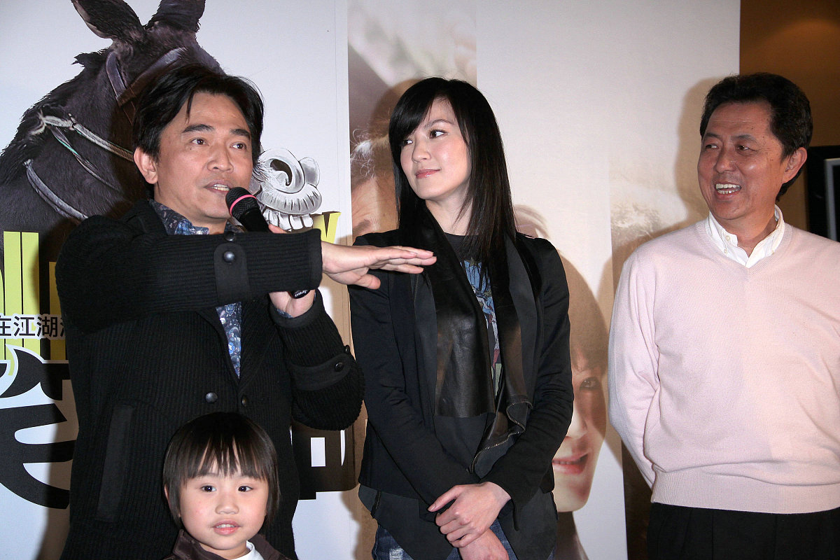 2011年1月24日,台北,武侠搞笑动作片《大笑江湖》首映会.***_*** 吴宗