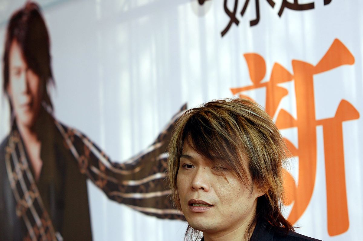 2008年3月17日,北京,伍佰举行"你是我的花朵"世界巡回演唱会北京站的