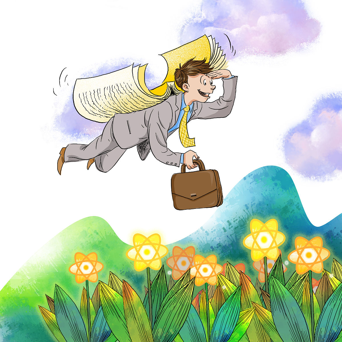 形容一个人工作能力强的词语、句子