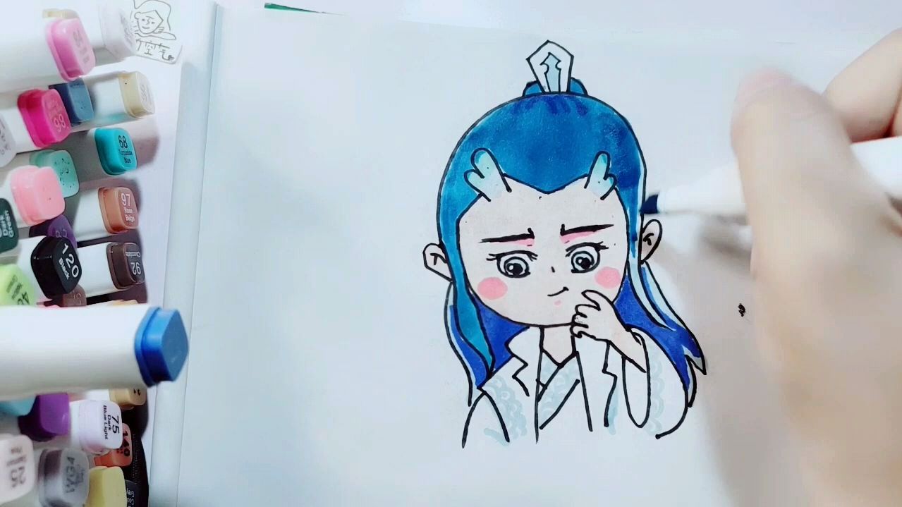 来一个 简笔画敖丙 你学会了吗