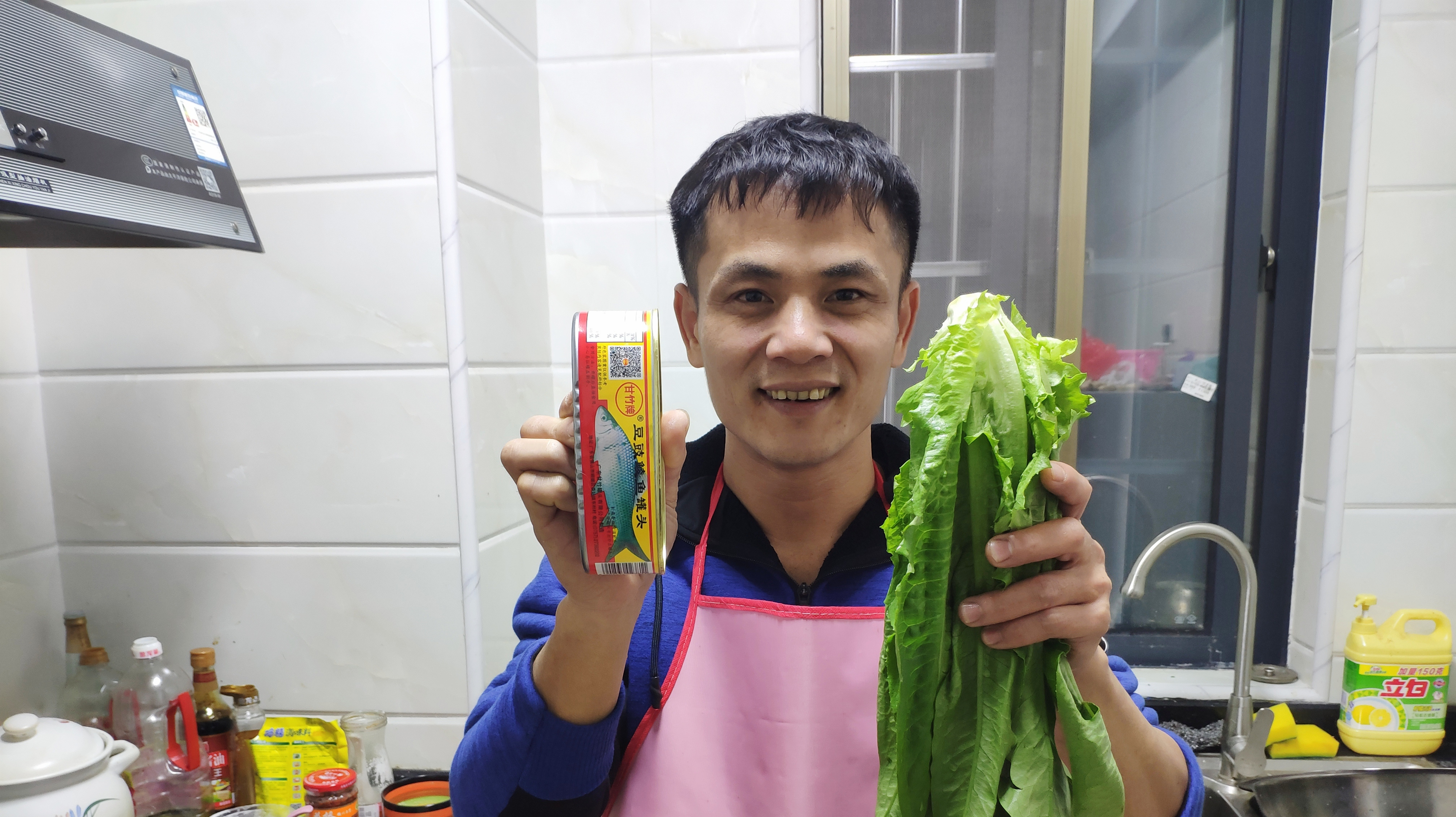 妈妈的味道,豆鼓鲮鱼油麦菜!大厨教你广东家常菜,清脆爽口!