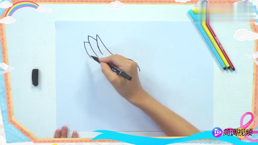 鸽子 让您的孩子学会鸽子简笔画