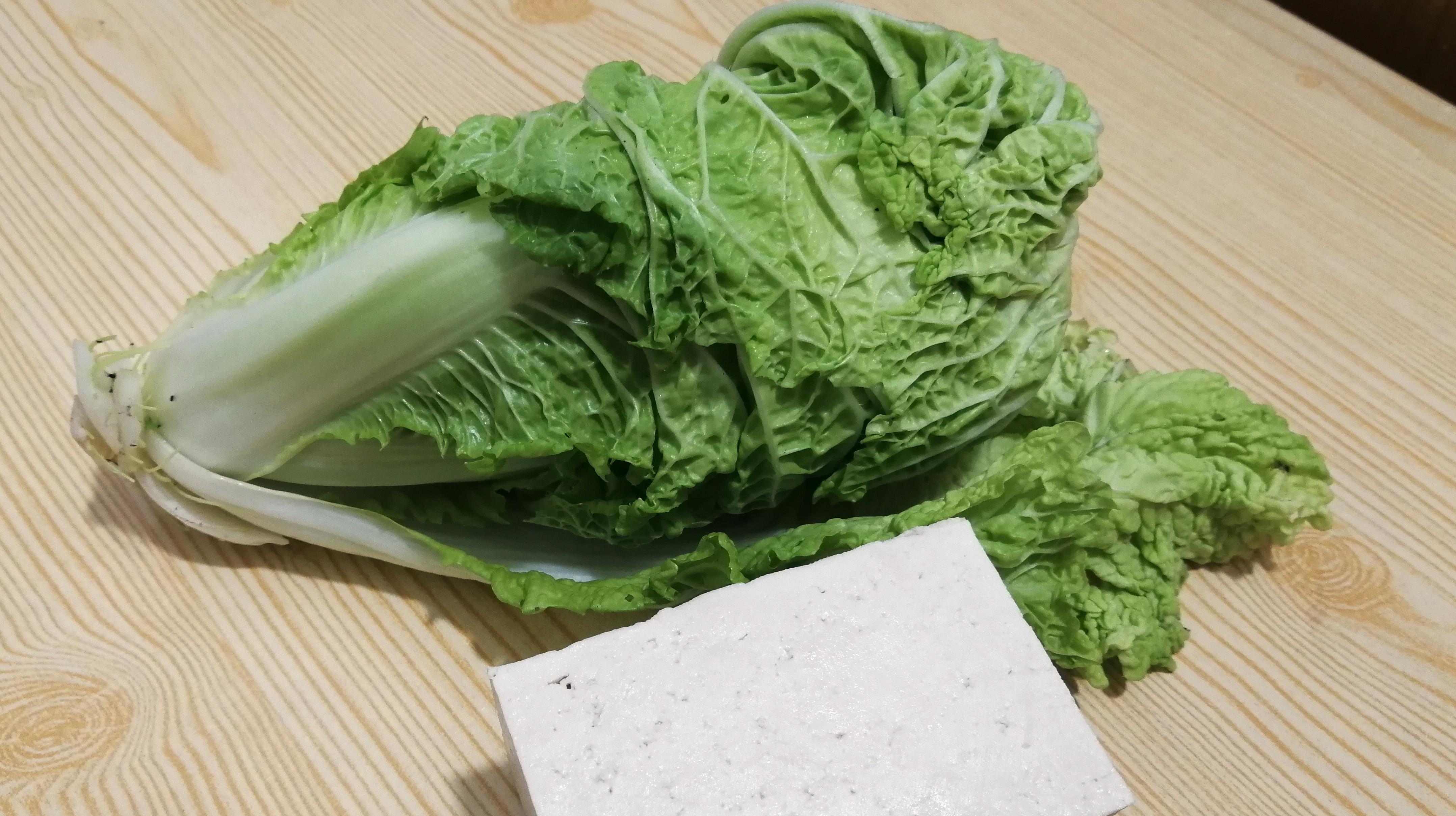 一块豆腐一个白菜,2分钟做出50年前过年才能吃到的菜,回味无穷