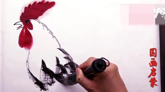 书法欣赏:中国“画鸡第一人”真的是栩栩如生