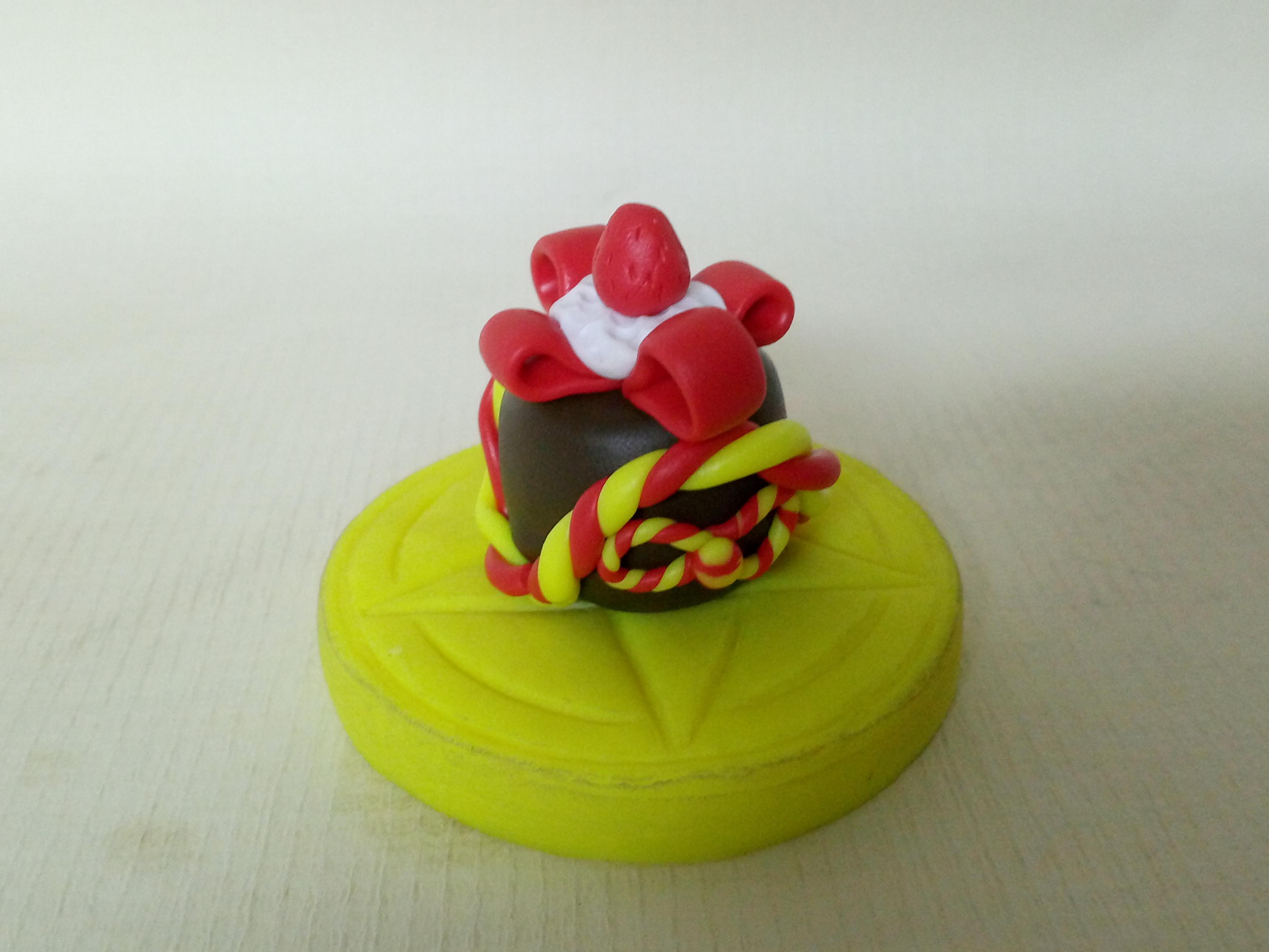 美味诱人的巧克力蛋糕粘土简易教程