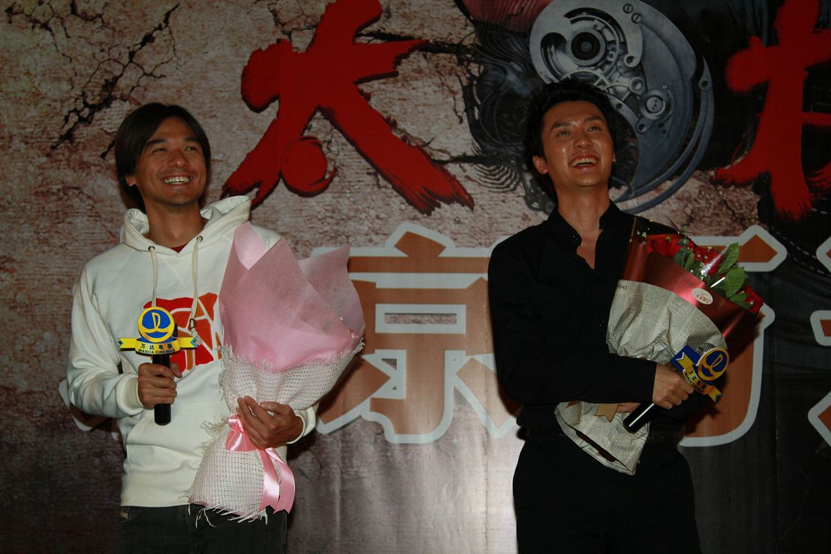 2012年10月25日,北京,电影《太极2》映后见面会.***_***冯绍峰 冯德伦