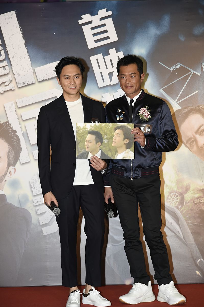 2018年8月23日,香港,电影《l风暴》香港首映礼.  张智霖 古天乐