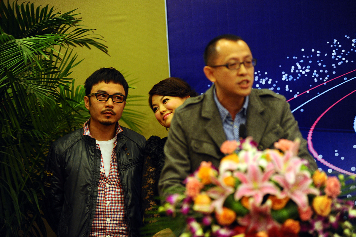 2010年12月6日,长沙,湖南卫视"给力2011 跨年行动"新闻发布会.***_***