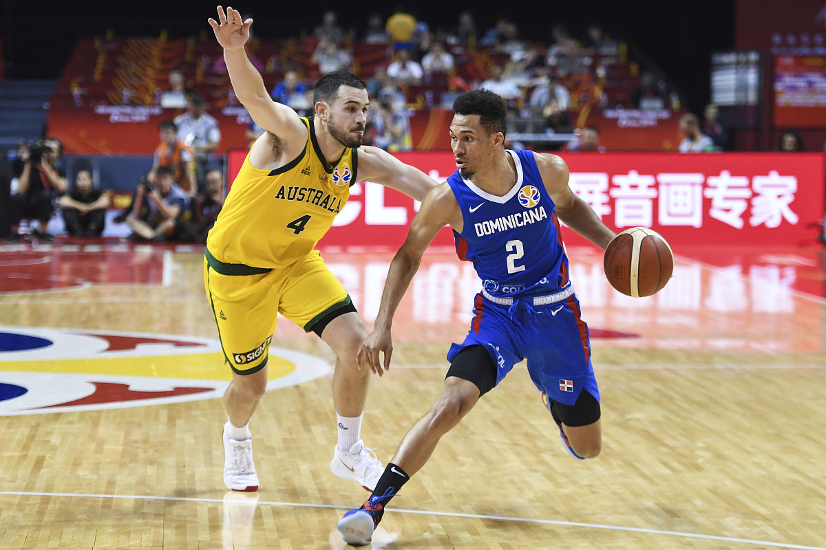 2019年9月7日,江苏南京,2019男篮世界杯小组赛次轮l组,澳大利亚vs多米