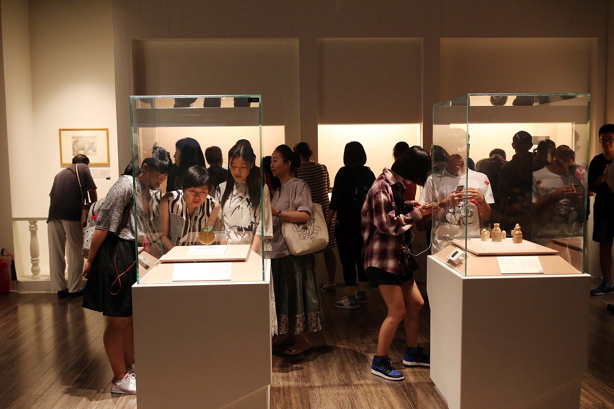 2017年7月5日,上海,"大英博物馆百物展:浓缩的世界史"在上海博物馆举