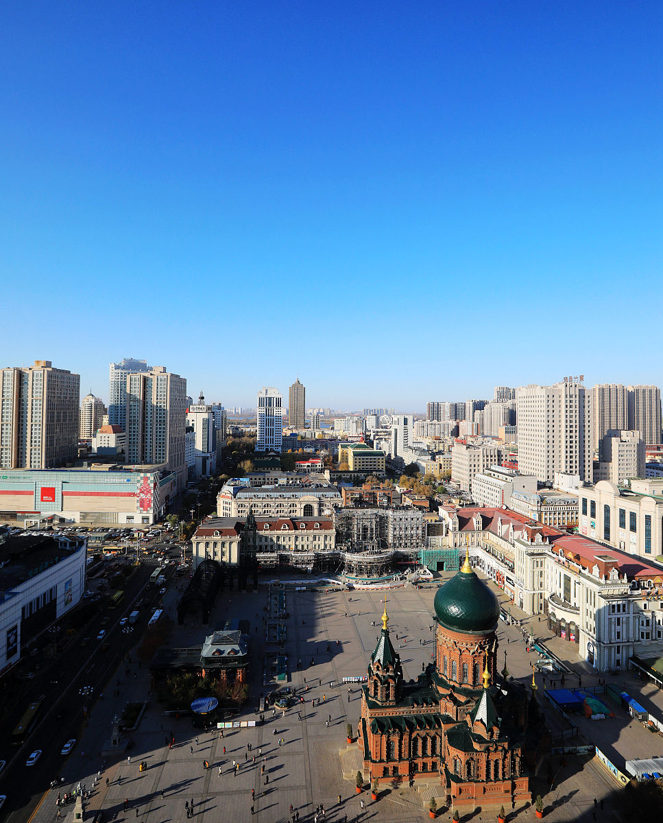 2019年10月26日,哈尔滨,正式供暖开始已近一周,空气质量持续优良,索菲