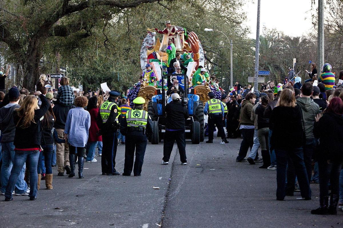 2012年2月21日讯,新奥尔良,当地时间2月19日,2012新奥尔良krewe of ba