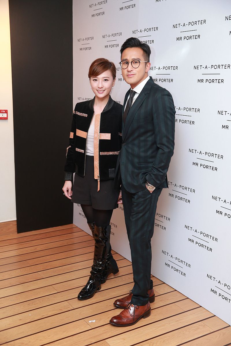 2017年12月8日,香港,明星出席net-a-porter与mr porter派对.