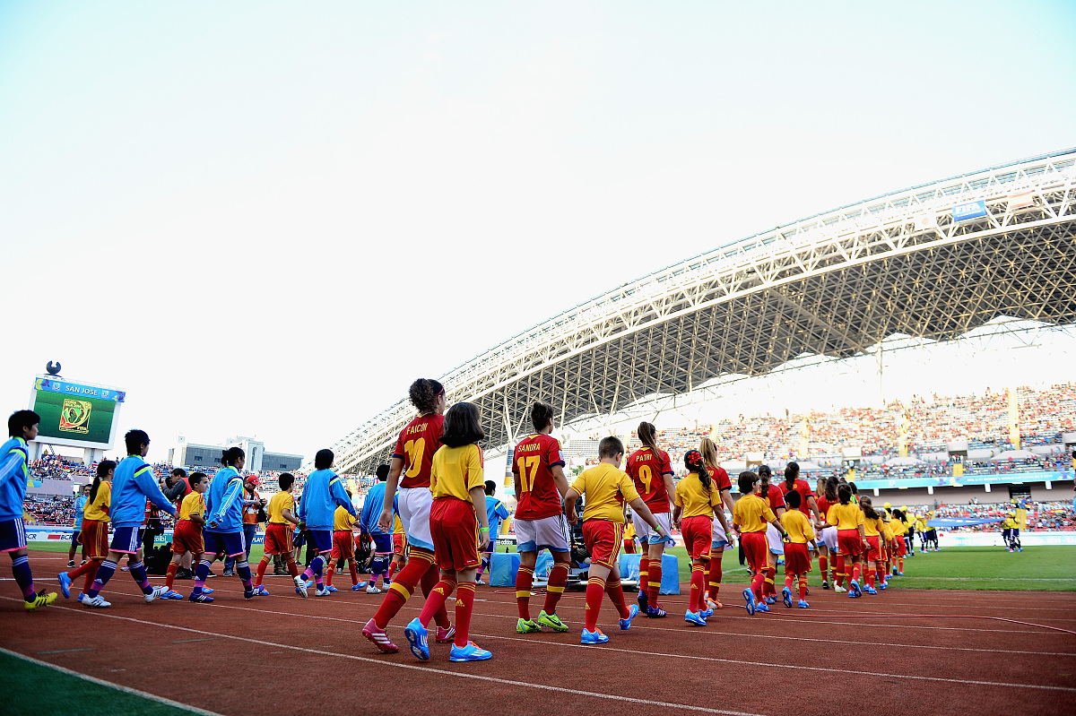 2014年4月4日,哥斯达黎加,2014u17女足世界杯决赛,日本vs西班牙.***_*