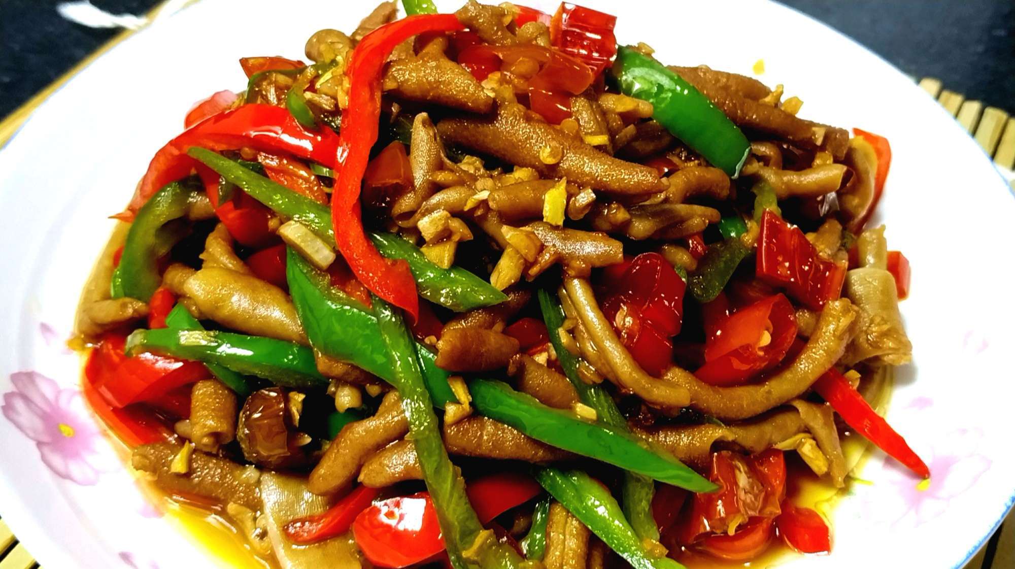 好吃的鸭肠这么做,味道香辣,好吃的下饭菜,一个人吃一大盘