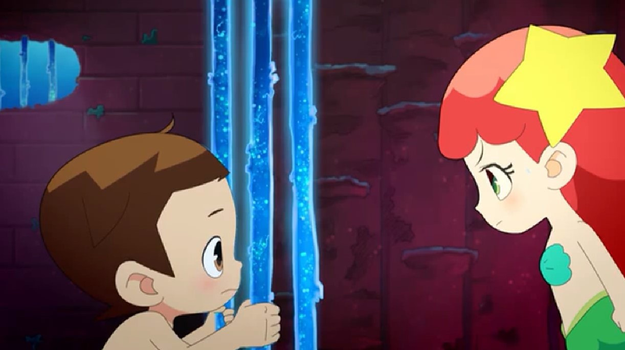 神奇阿呦:小米误闯人鱼国,这个短尾巴好可爱,她要救小米吗