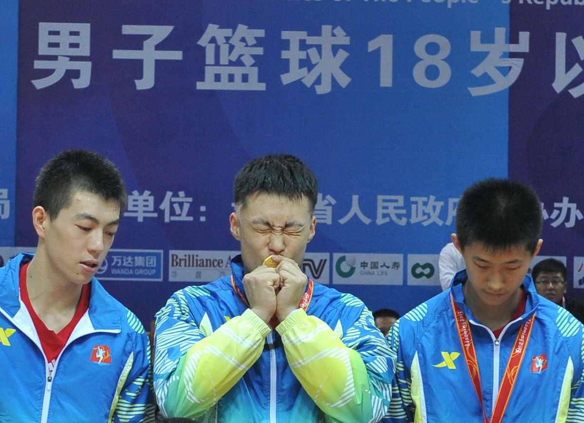 2013年9月7日,阜新,2013全运会u18男篮决赛,辽宁队夺冠.***_***2013全