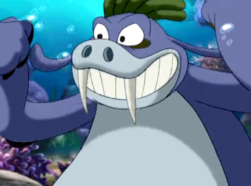 小鲤鱼历险记:海怪出手如此厉害,鲶鱼和小龙虾直接被秒杀