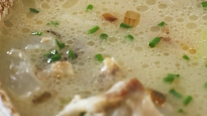 冬瓜排骨汤,奶白奶白,营养丰富。