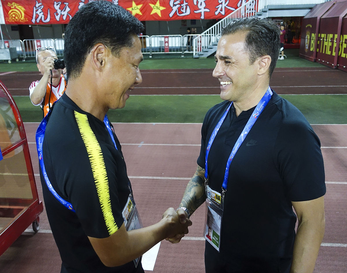2019年8月28日,广东广州,2019亚冠1/4决赛首回合,广州恒大淘宝0-0鹿岛
