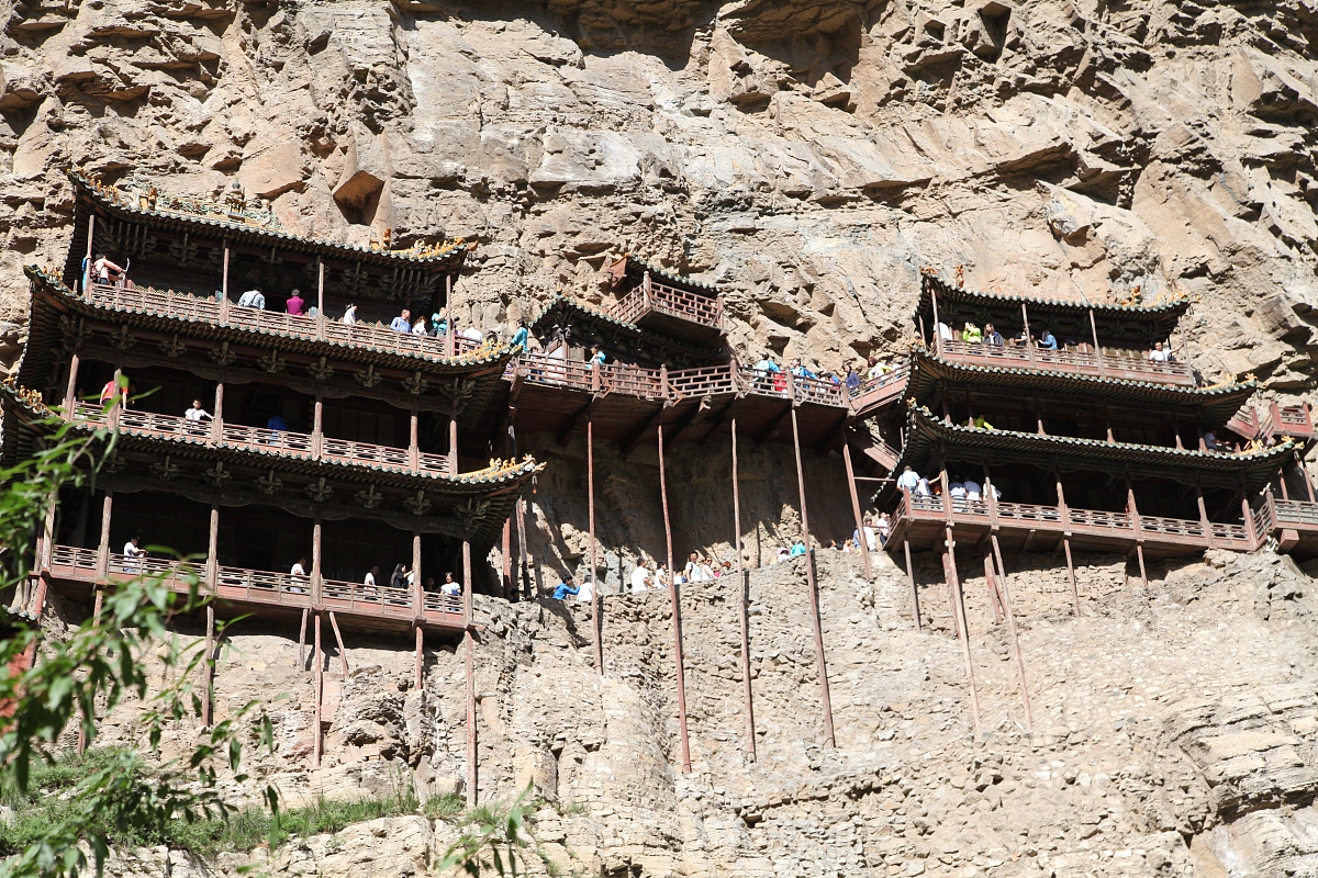 ***_***世界最奇险建筑之一,山西悬空寺