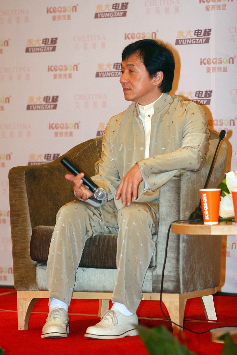 2008年6月14日,上海,第11届上海国际电影节.国际影人见面会举行,成龙