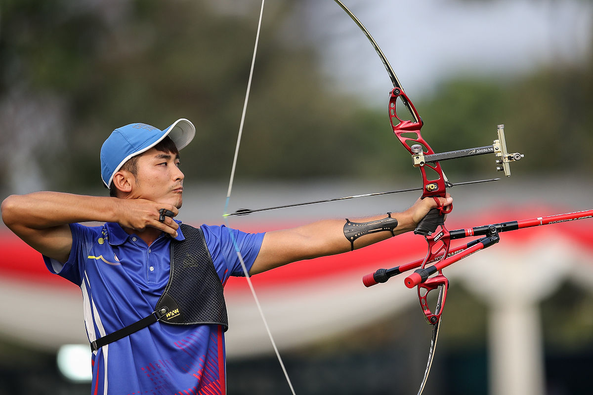 jakarta, indonesia - august 25:  luo weimin of chinese taipei in