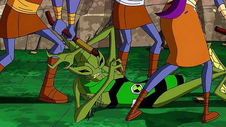 [图]Ben10:炸蚱蜢惨兮兮,被当成大害虫惨遭暴打,真是倒霉透顶!