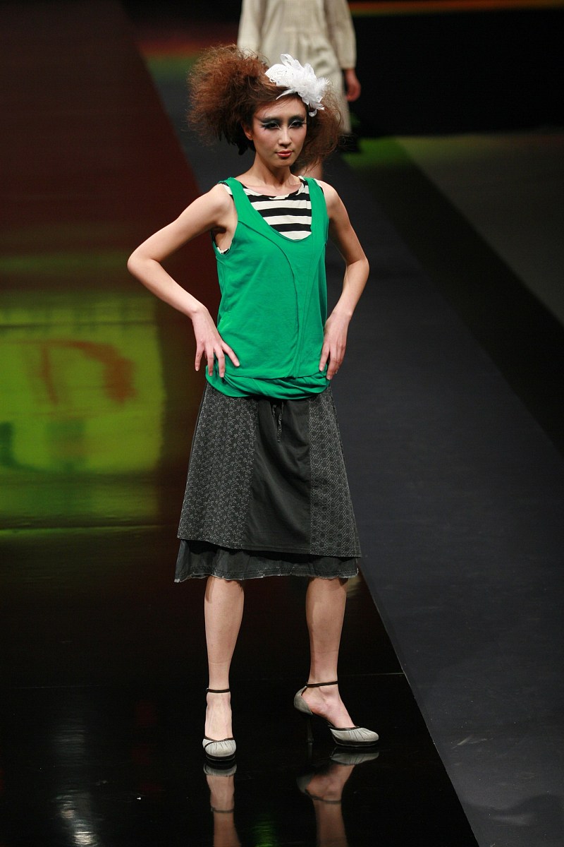 2007年3月18日晚,北京中国国际时装周举行"吉米"彩妆流行趋势发布会(j