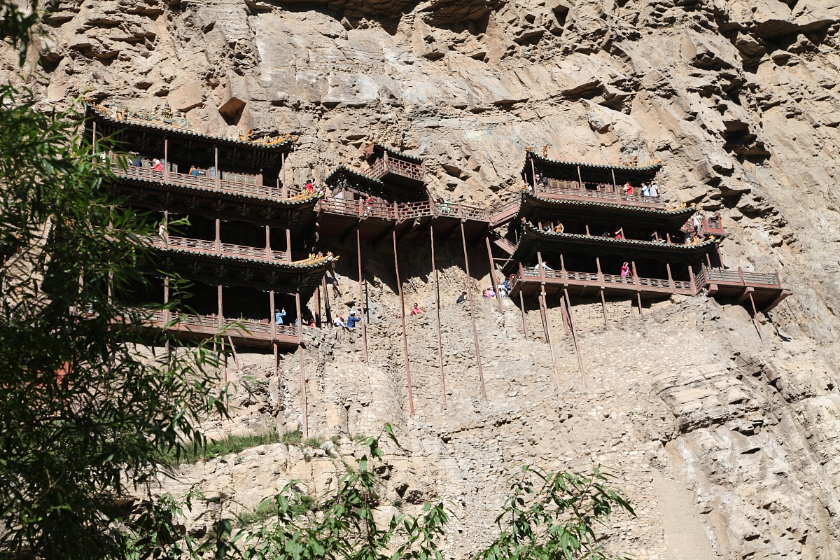 ***_***世界最奇险建筑之一,山西悬空寺