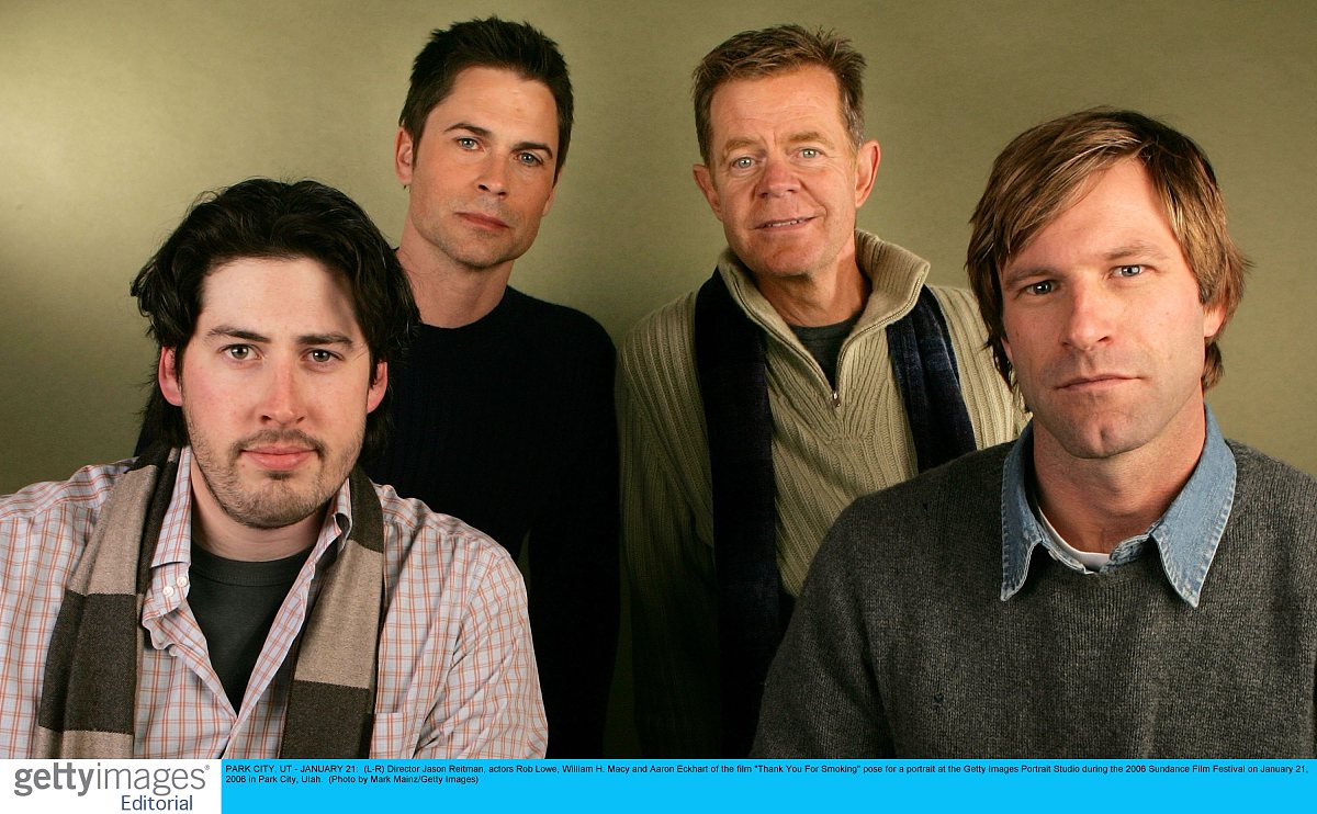 park city, ut - january 21:  (l-r) director jason reitman, actor