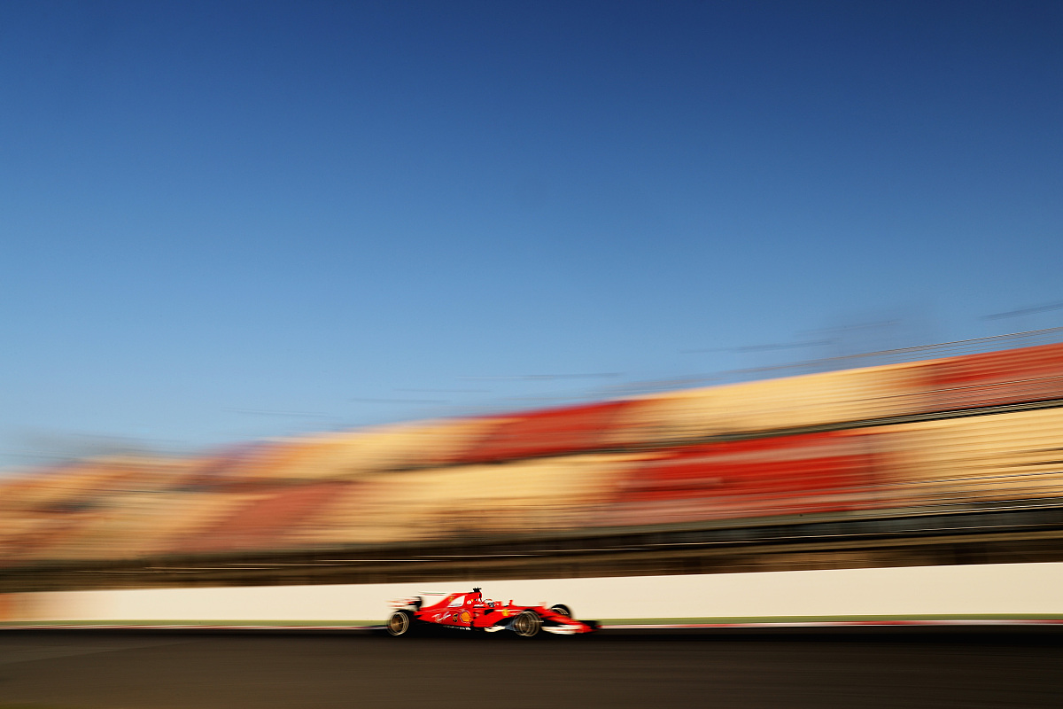 montmelo, spain - march 10: kimi raikkonen of finland driving th
