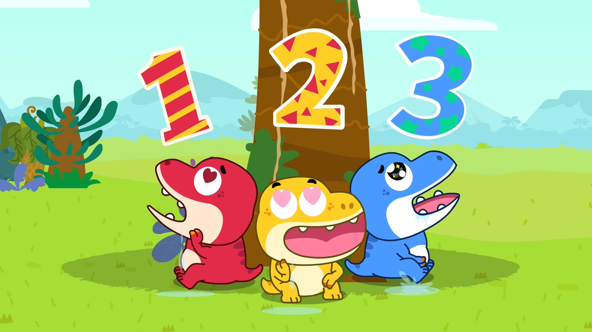 宝宝巴士之恐龙世界2—好朋友,齐心协力一起来吃肉