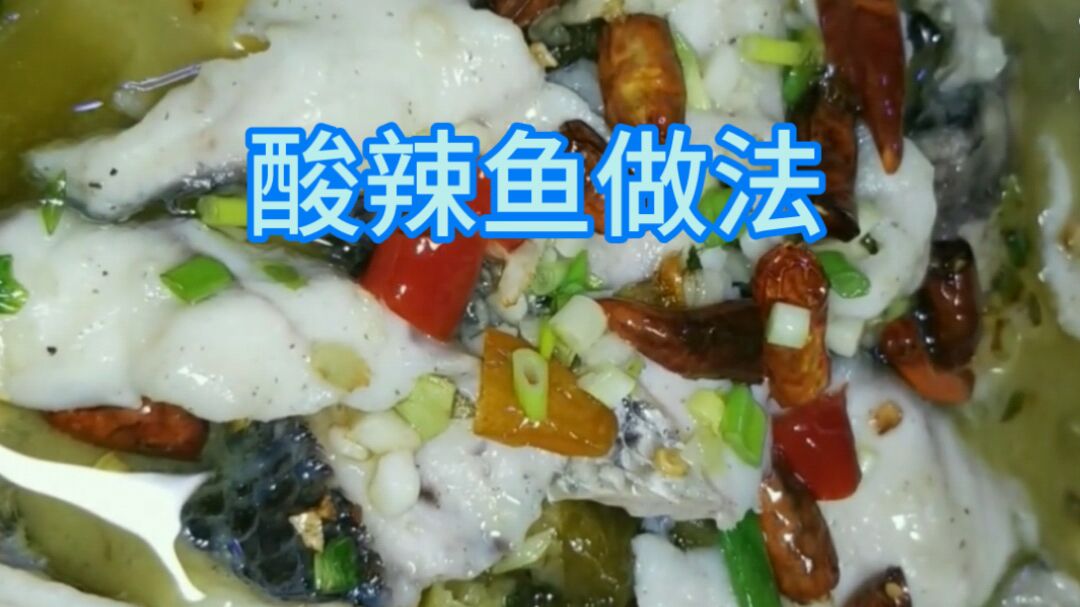 酸辣鱼做法,味道好极了
