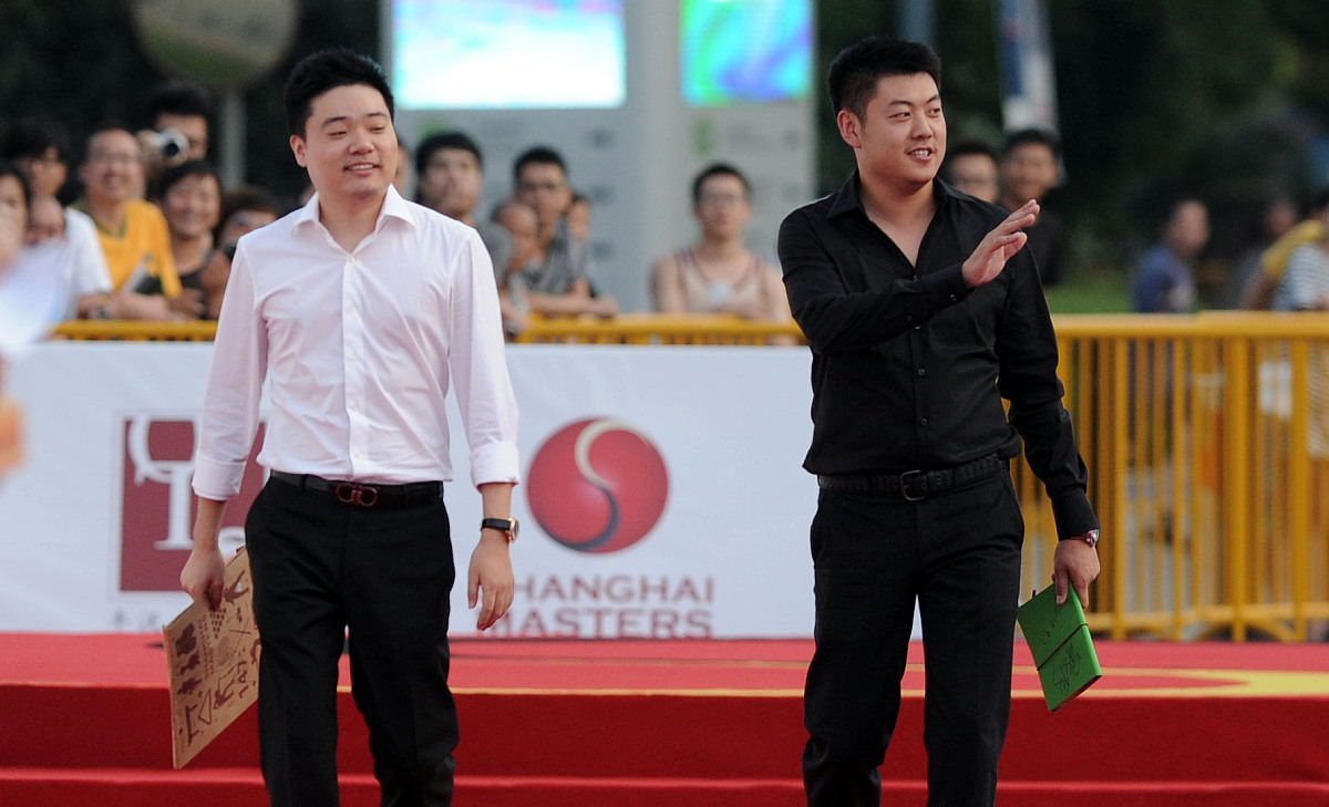 2014年9月7日,上海,2014上海斯诺克大师赛,众星走红毯.***_***丁俊晖