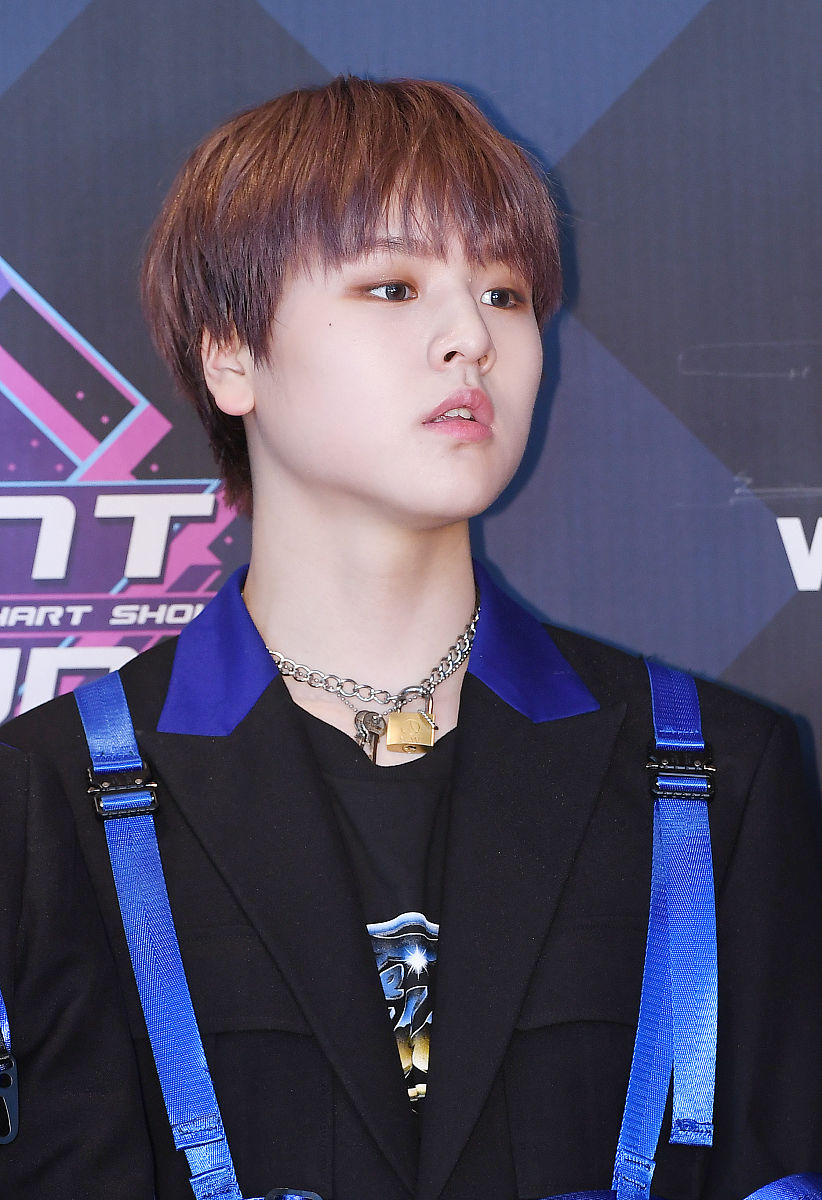 2019年9月19日,韩国首尔,明星参加《m! countdown》节目彩排.nam do-h