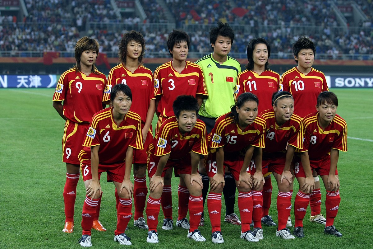 2007年9月20日,中国天津,2007女足世界杯d组比赛,中国国家女子足球队2