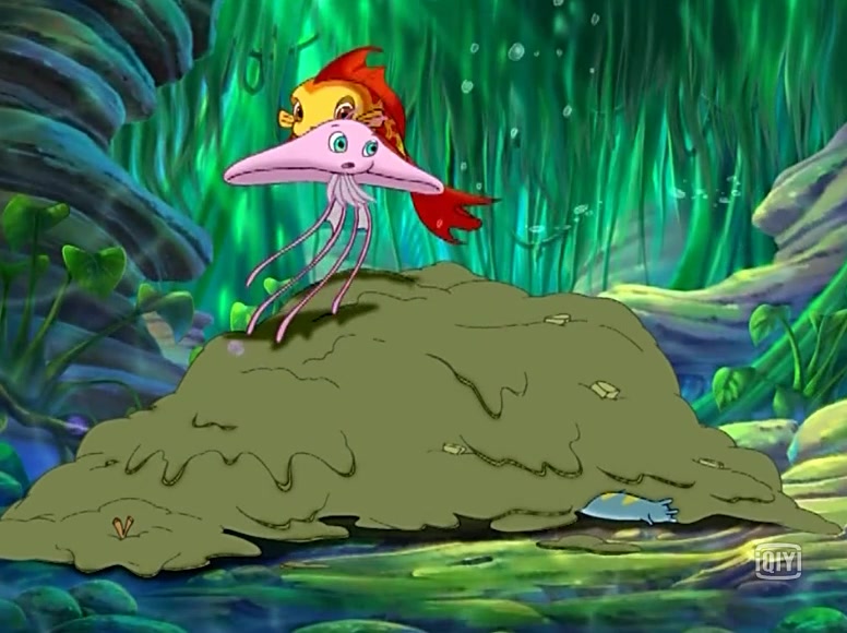 阿酷擒住“三千泥鳅”,却惨被肥鲶鱼偷袭,泡泡的金鳞又失效了!