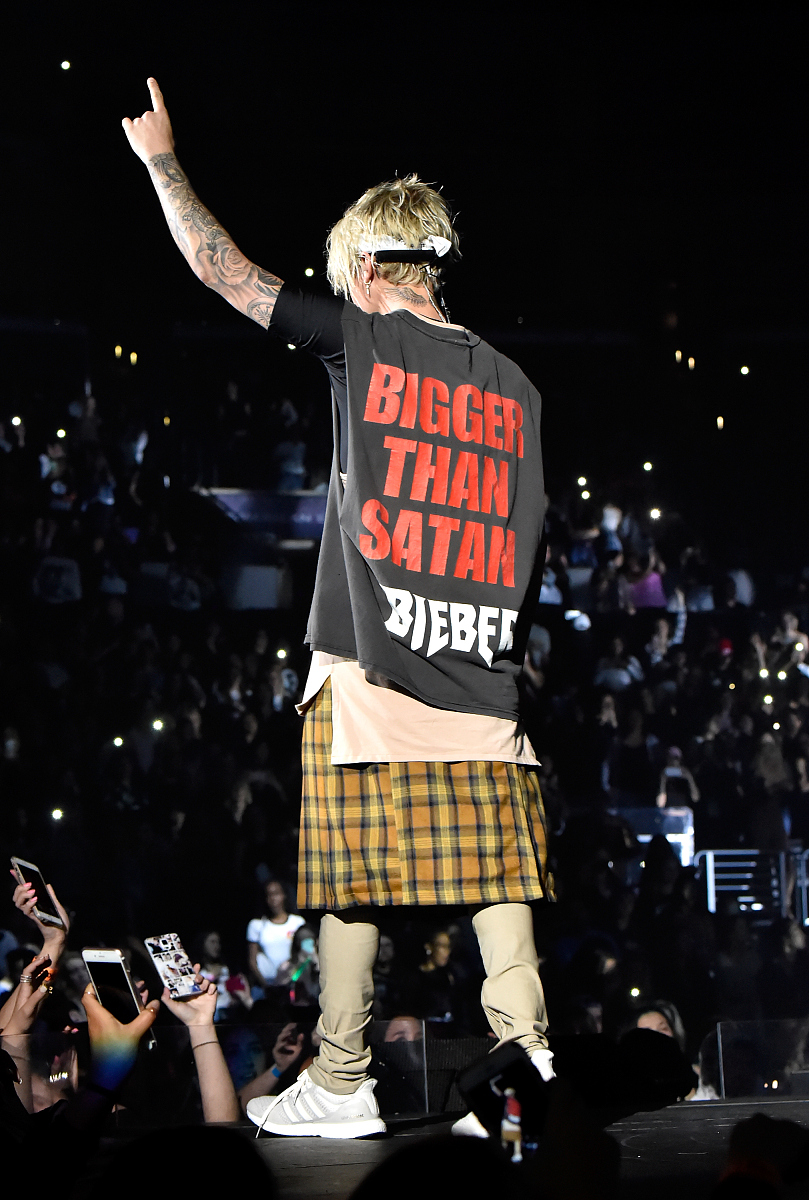 当地时间2016年3月20日,洛杉矶,贾斯丁·比伯(justin bieber)2016世界