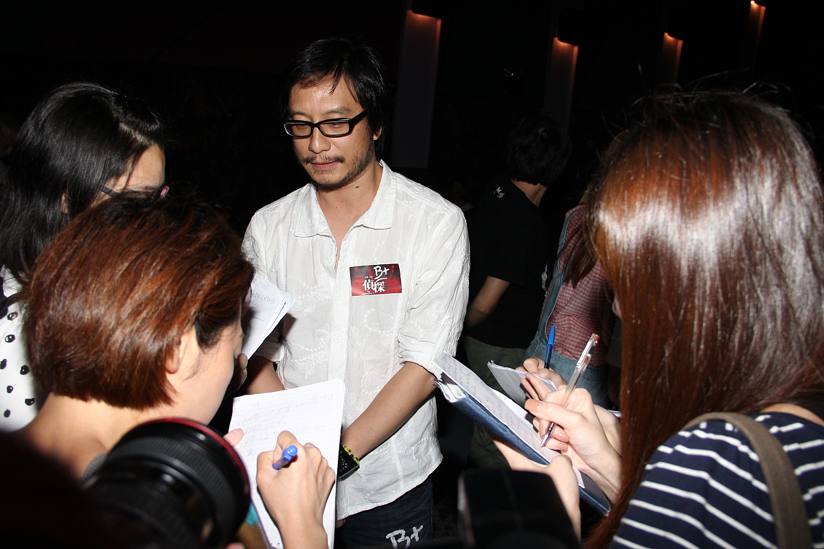 2011年5月12日,香港,为电影《b+侦探》谢票活动.***_*** 彭顺+++_+++ 