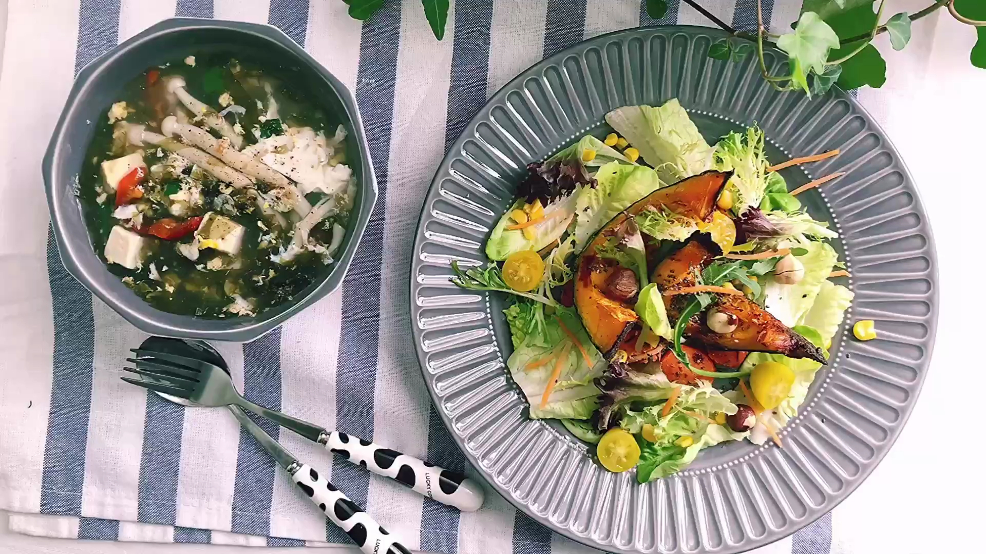 低脂营养,快手易做|豪华版蛋花汤Vlog