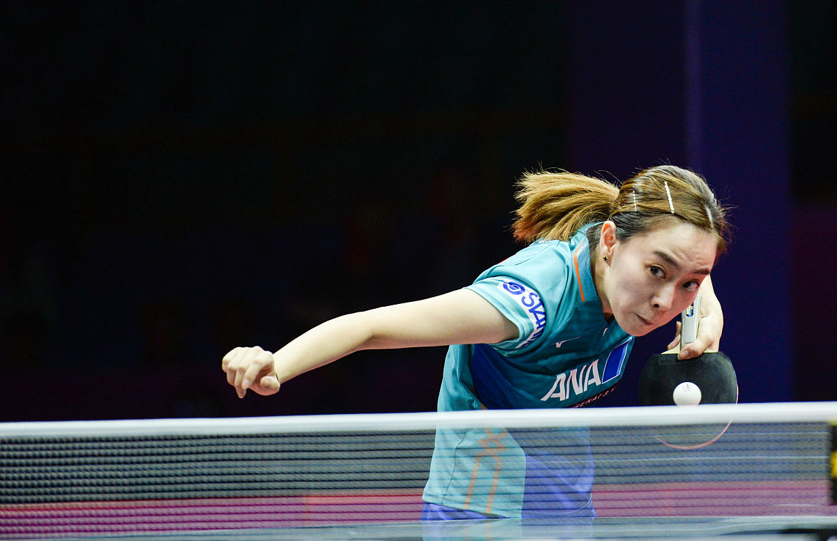 2019年10月19日,四川成都,2019国际乒联女子<strong>世界</strong>杯次日赛况.石川佳纯