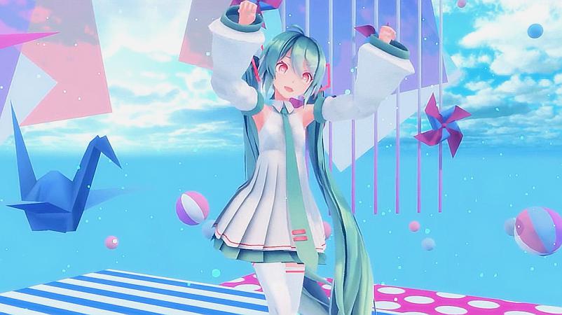 [图]初音未来跳《猫耳开关》,身材纤细,连声音都萌萌哒!